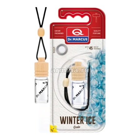 Ароматизатор "Dr.MARCUS" флакон с деревянной крышкой "Ecolo" Winter Ice 4,5мл /блок 25/150