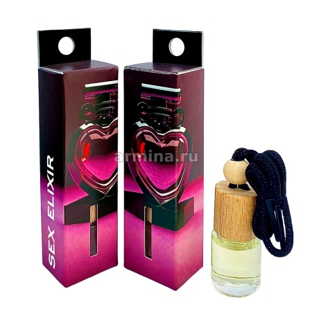 Ароматизатор "FRESH ESCAPE" флакон с деревянной крышкой "Sex elixir" 4мл/блок 36