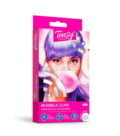 Ароматизатор "TENSY" под сидение "Car Perfume" Бабл гам, 110 г /40
