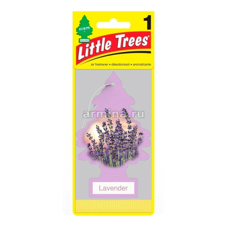 Ароматизатор "CAR FRESHNER" бумажный "Елочка" 10435 "Лаванда" (Lavender) /блок 24/144