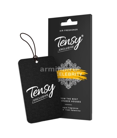 Ароматизатор "TENSY" бумажный "Exclusive" Селебрити, Donna от Valentino /блок 40