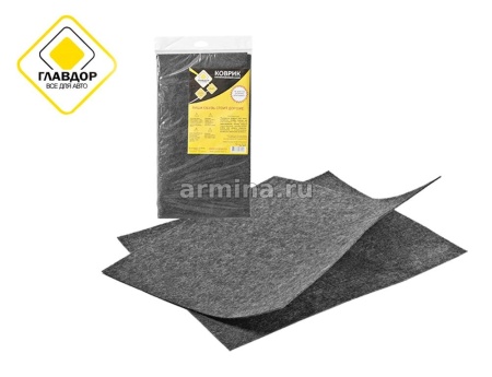 Коврик влаговпитывающий в салон "ГЛАВДОР" GL-144, 40х45 см (2 шт.) /100