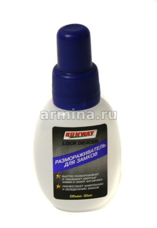 Размораживатель замков "RUNWAY" RW0347 30 мл /48