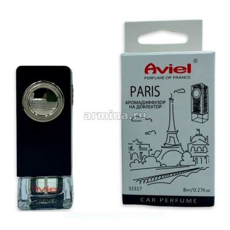 Ароматизатор "AVIEL" на дефлектор Slim "PARIS" 8 мл