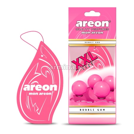 Ароматизатор "AREON" бумажный "MON AREON XXL" Bubble Gum /уп-10/240