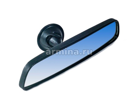 Зеркало внутрисалонное панорамное на присоске ALS-203, 25см. (123-124) /80