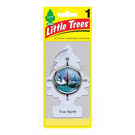 Ароматизатор "CAR FRESHNER" бумажный "Елочка" 17146 "Сердце Севера" (True North) /блок 24/144