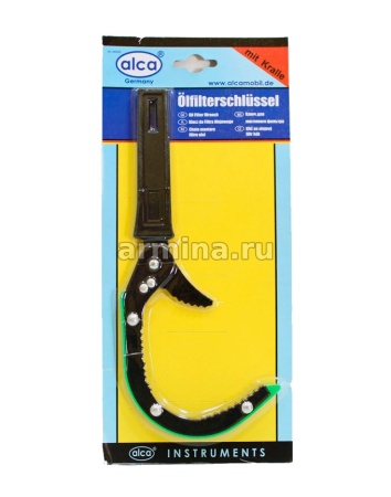 Ключ для снятия  масляного фильтра "ALCA" 440000 серп /72