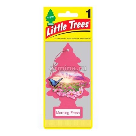 Ароматизатор "CAR FRESHNER" бумажный "Елочка" 10228 "Утренняя свежесть" (Morning Fresh) /блок 24/144
