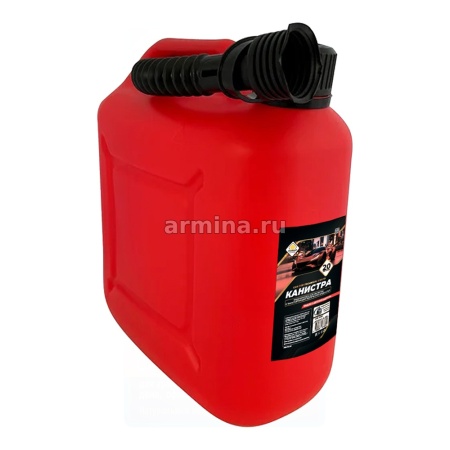 Канистра пластиковая для технических жидкостей "ГЛАВДОР" GL-322 красная, 20 л /10/60/600