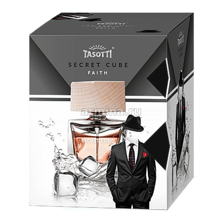 Ароматизатор "TASOTTI" спрей "SECRET CUBE" Faith Perfumes, 50 мл /16/48
