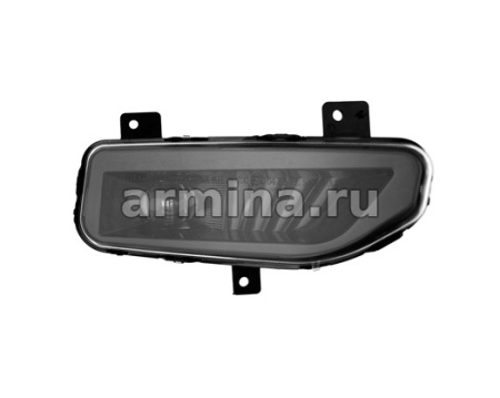 Фара противотуманная светодиодная "MTF Light" NISSAN, линза, 12В, 5000К, 8Вт, ЕСЕ, черная /10