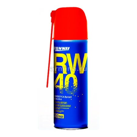 Смазка универсальная "RUNWAY" RW6045 RW-40 "Умный распылитель" 450 мл /12