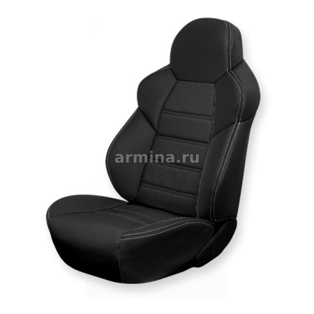Чехол на сиденье "ДИНАС" Drive к/з 100% (черный/черный)