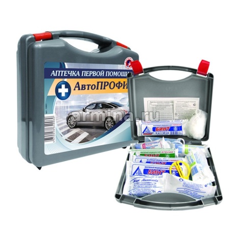 Аптечка автомобильная первой помощи "АвтоПРОФИ-Мицар" Фт №6 (г. Кострома) /18