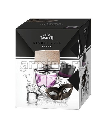 Ароматизатор "TASOTTI" спрей "SECRET CUBE" Black, 50 мл /16/48