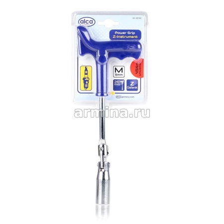 Ключ свечной "ALCA" 421160 усиленный, 16 мм /60