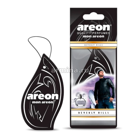 Ароматизатор "AREON" бумажный "MON AREON" Beverly Hills /уп-20/360