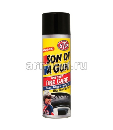Очиститель шин пенный "STP" аэрозоль, 600 мл /12