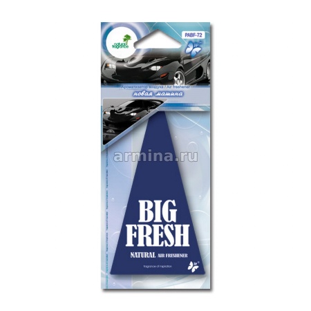 Ароматизатор "FKVJP" бумажный "BIG FRESH" PABF  72 "Новая машина" /п-10 /200