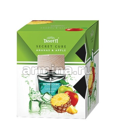 Ароматизатор "TASOTTI" спрей "SECRET CUBE" Ananas Apple, 50 мл /16/48