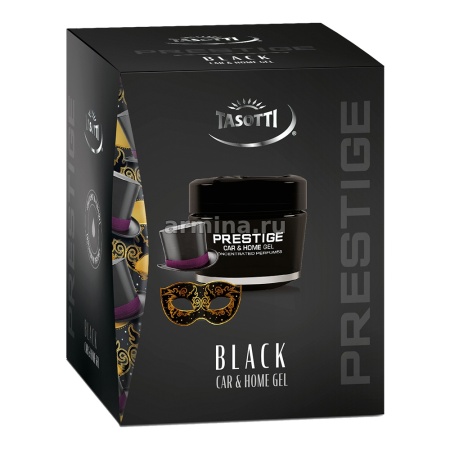 Ароматизатор "TASOTTI" гелевый "GEL PRESTIGE" Black, 50 мл /48
