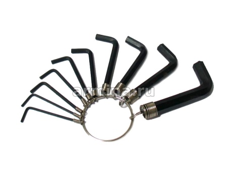 Ключи шестигранные 10 предм., в блистере /120