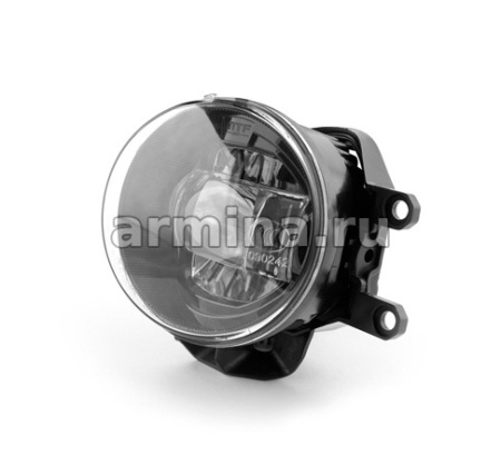 Фара противотуманная светодиодная "MTF Light" TOYOTA, LEXUS, линза, 5000К, 12В, 10Вт, ЕСЕ /10