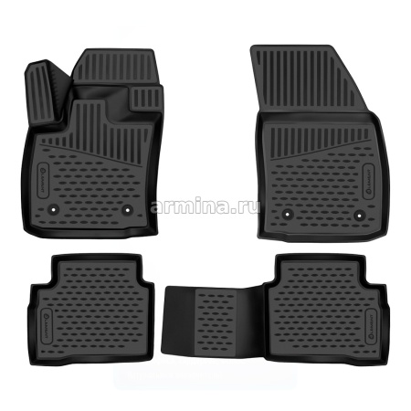 Коврики 3D в салон "Element" для GEELY Tugella 2021- Кроссовер, полиуретан (4 шт.)