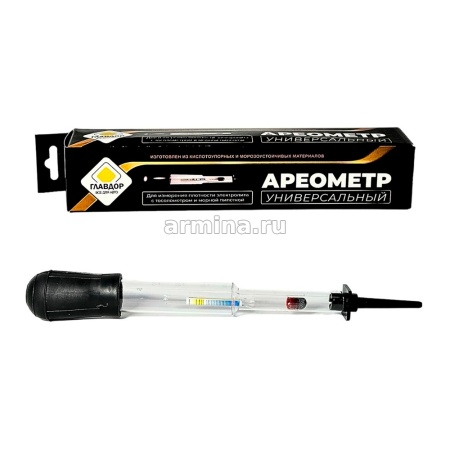 Ареометр для электролита и тосола "ГЛАВДОР" GL-388 /150