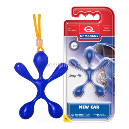 Ароматизатор "Dr.MARCUS" подвеска "Lucky Top" New car /блок 14/56