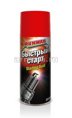Быстрый старт "RUNWAY" RW6087 аэрозоль, 400 мл /12