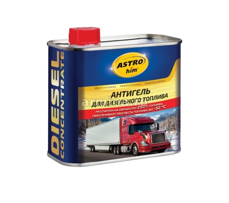 Антигель "Astrohim" Ас-122 депрессорная присадка для диз. топлива, жестяная канистра, 500 мл /12