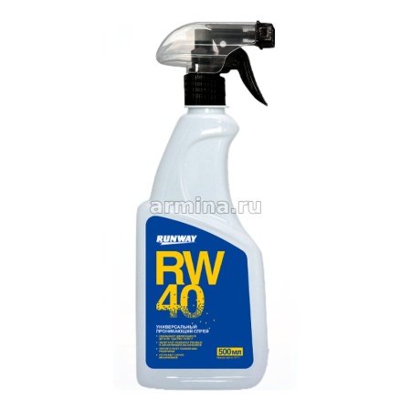 Универсальный проникающий спрей "RUNWAY" RW4001 RW-40, 500 мл /12
