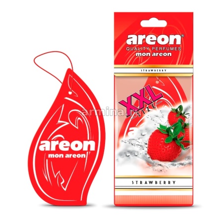 Ароматизатор "AREON" бумажный "MON AREON XXL" Strawberry /уп-20/240