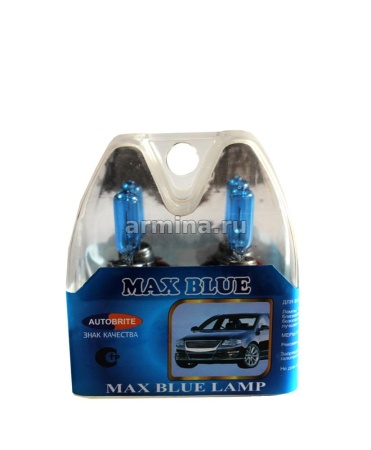 Лампа 12 В, Н9,  65 Вт, "AUTOBRITE" Max Blue /5/100