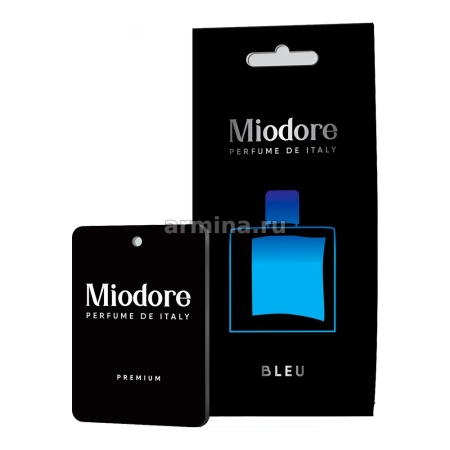 Ароматизатор "MIODORE"  бумажный "Bleu" (по мотивам Bleu de Chanel - Chanel)/22