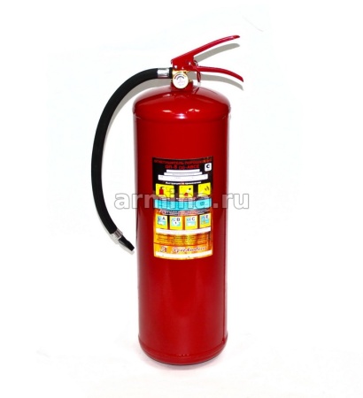 Огнетушитель порошковый  8 кг, металлический с манометром - ОП-8(3) АВСЕ (г. Ярославль) /2