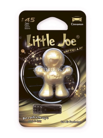 Ароматизатор "Little Joe METALLIC" на дефлектор "Gold" Cashmere /блок 6/48