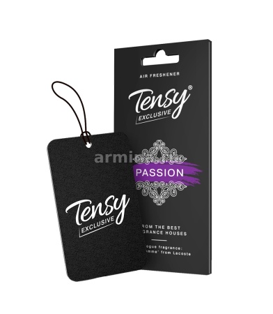 Ароматизатор "TENSY" бумажный "Exclusive" Passion, Pour Femme от Lacoste /блок 40