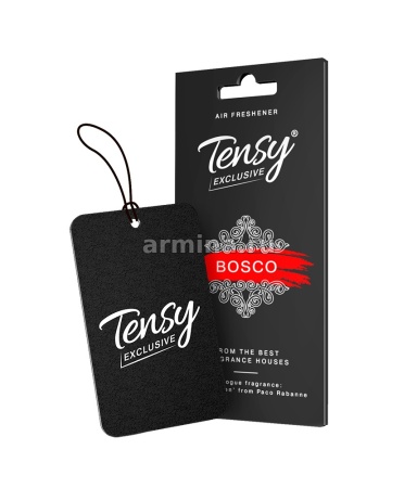 Ароматизатор "TENSY" бумажный "Exclusive" Боско, Lady Million от Paco Rabanne /блок 40