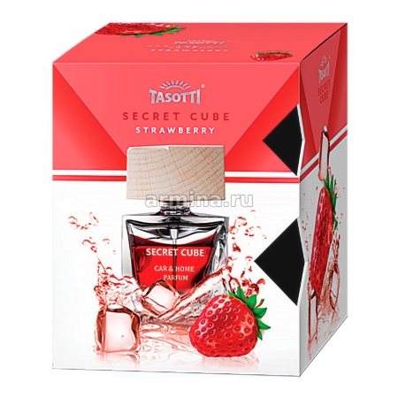 Ароматизатор "TASOTTI" спрей "SECRET CUBE" Strawberry, 50 мл /16/48