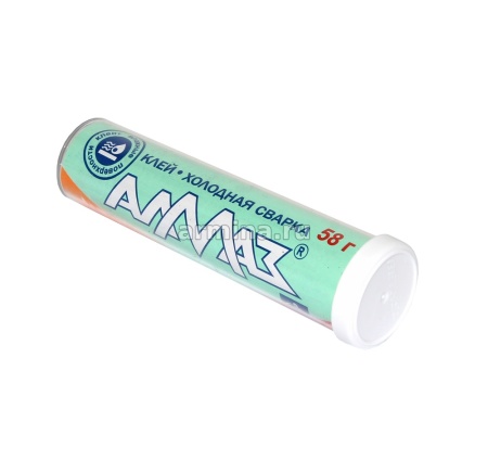 Холодная сварка для ремонта сантехники "Алмаз-пресс" AZ-0033, 58 г /36