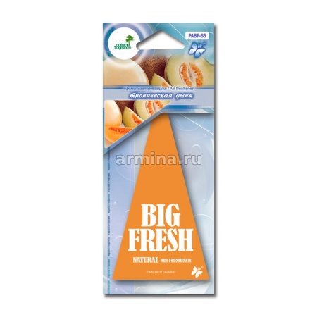 Ароматизатор "FKVJP" бумажный "BIG FRESH" PABF  65 "Тропическая дыня" /уп-10/200