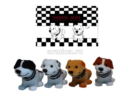 Игрушка "Собачка качает головой" гигант, 15х13х20 в ассортименте /12/48