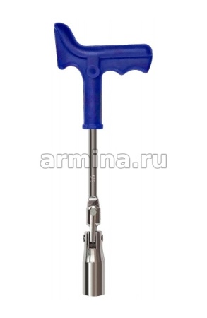 Ключ свечной шарнирный усиленный, 16 мм /50