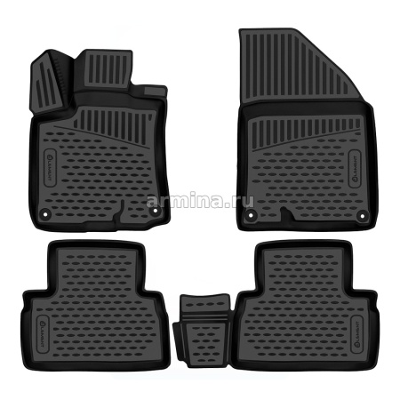 Коврики 3D в салон "Element" для GEELY Coolray (I) 2019-2024 /I рест. 2023- /Belgee X50 2023 (4 шт.)