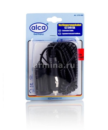Удлинитель прикуривателя "ALCA" 570000 5 м /20