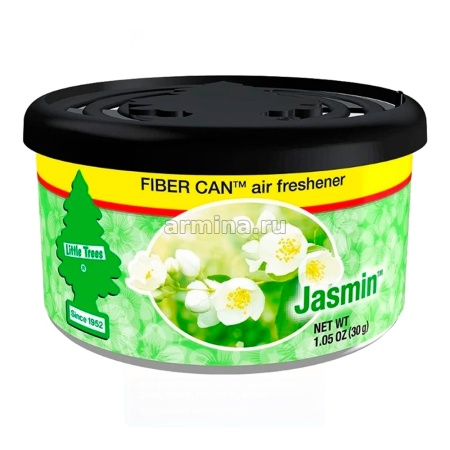 Ароматизатор "CAR FRESHNER" в баночке "Fiber Can" жасмин /блок 24/144