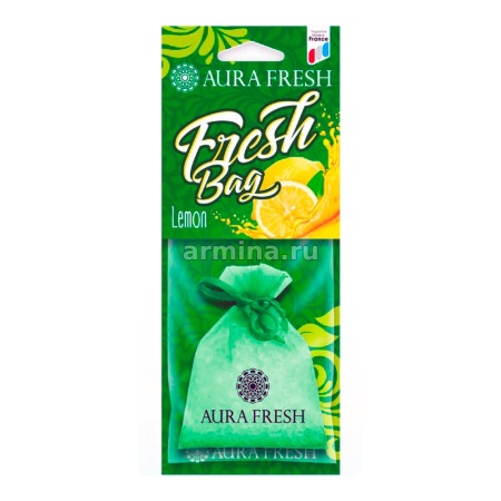 Ароматизатор "AURA FRESH" мешочек "FRESH BAG" Lemon /20